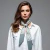 Bufanda Nueva de Seda Twill para Mujer Doble Cara Diadema Bufanda Delgada Flotante Decoración para Bolso Corbata Bufanda de Gama Alta Venta al por Mayor