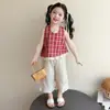 Conjunto de Verano para Niñas 2026 Nuevo y Moderno Vestido de Verano Infantil para Bebés, Conjunto Casual Ligero de Dos Piezas sin Mangas