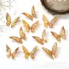Mariposa Colorida Dorada Estéreo 3D Libro Paquete Completo de Materiales Regalo Hecho a Mano DIY para Mejor Amigo y Novia