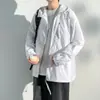 Ropa de Protección Solar para Exteriores para Hombre 2025 Verano Nuevo Estilo UPF50+ Marca de Moda Chaqueta Protectora Solar Anti-UV de Seda Helada para Pareja
