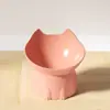 Comedero para Gatos con Patas Altas para Proteger la Columna Cervical, Gran Capacidad, Boca Inclinada, Utensilio de Alimentación para Gatos y Perros, Protección del Cuello, Tazón de Plástico Antiderrames