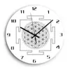 Reloj de pared simple y moderno de acrílico sólido geométrico, movimiento de cuarzo, duradero, popular en Internet