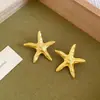 Queda de Estrelas da Maré~Conjunto de Colar e Brincos Estrela Gota de Óleo Agulha de Prata, Estilo Férias Fresco e Doce, Joias Deslumbrantemente Bonitas para Mulheres
