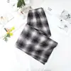 Calças xadrez femininas de verão finas de cintura alta com drapeado soltas retas justas calças de perna larga calças casuais pequenas