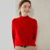Suéter de cachemira de tres hilos para mujer, suéter de cachemira de color liso para mujer, capa base, estilo cálido engrosado, estilo retro