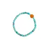 Nova Pulseira Espaçadora Retrô Estilo Chinês com Turquesa e Cera de Abelha Natural, Simples e Elegante, Estilo Fino, Empilhável e Versátil, Joia de Alto Padrão