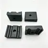 Clip de Caucho de Silicona Absorbente de Golpes Pinza Rectangular para Cables de Rejilla, Cables de Acero y Placas Cuadradas de Hierro con Topes de Goma