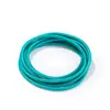 Cordón de cera coreano de 3.0 mm, cuerda de cera de poliéster con patrón de serpiente multicolor, material de tejido hecho a mano para pulseras y collares, resistente al desgaste