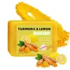 Sabonete de Banho Turmeric ROZINO Transfronteiriço Hidratante Controle de Oleosidade Limpeza Profunda Hidratante Sabonete de Ácido Kojico Limão