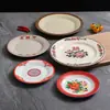 Pratos de Melamina, Pratos Rasos Comerciais, Pratos para Buffet de Sala de Jantar, Pratos para Pratos Frios de Hotel e Restaurante, Pratos Redondos Especiais, Pratos Planos para Banquetes
