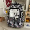 Mochila Nueva de Nicho de Cien Capacidad Mochila Escolar para Estudiante de Secundaria Estilo Campus Femenino Moda Estudiante de Secundaria Mochila de Alta Apariencia