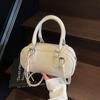 Diseño Nicho Vintage Maillard Bolso Pequeño Portátil para Mujer 2025 Nuevo Estilo Coreano Moda Textura Hombro Bandolera