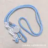 Nuevo Estilo Coreano Correa Ajustable Cruzada para Teléfono Correa de Clip Trasero para Funda de Teléfono Correa de Cuello para Teléfono Tejida de Bloques de Color a la Moda