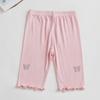 Pantalones de cinco cuartos para niños de verano, finos de modal, estilo niña, pantalones interiores, nuevos 2021, de talle medio, pantalones para niños
