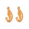 Múltiples Estilos de Accesorios de Joyería de Acero Inoxidable 304, Chapado en Oro Real Colgantes Doble Cara Huecos de Animales, Conchas, Estrellas de Mar, Peces