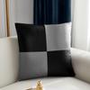 Funda de almohada nueva funda de almohada de cuero elástico combinación de colores de moda impermeable antiincrustante antiaceite funda de almohada individual al por mayor