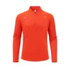 Camiseta de Manga Larga con Cuello Alto y Media Cremallera para Exteriores de 230g, Top de Forro Polar a Cuadros Amigable con la Piel, Capa Base Otoño/Invierno, Se Puede Estampar Logo