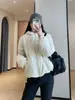 Otoño/Invierno 2026 Nuevo Abrigo Chaqueta de Algodón con Capucha y Cremallera Grueso Holgado Estilo Coreano para Mujer Tendencia