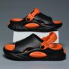 Sandalias de Verano para Hombre Modelo Nuevo 26 Años para Uso en Exteriores Eva Antideslizantes Anti-Olor Suela Gruesa Cómodas Zapatos de Playa Pantuflas Venta al por Mayor