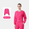 [Em Estoque] Moletom Curto Ld Air Outono Esportes ao Ar Livre para Mulheres Emagrecedor Casual Solto Gola Alta Moletom