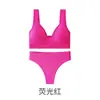 Conjunto de Sujetador Deportivo y Ropa Interior Sin Aros Push-Up Transpirable Cómodo Chaleco y Calzones Más Vendidos