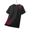 Camiseta de manga corta para hombre, fresca, secado rápido, verano, fina, transpirable, talla grande, casual, fitness, running, deportes, malla, secado rápido