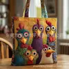 Bolso de Mano con Estampado de Moda Tendencia para Mujer 3D Transfronterizo Nuevo Producto Temu Amazon Bolso de Hombro Lona 300g
