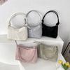 Bolso de gran capacidad para mujer, nuevo bolso de invierno 2024, de alta gama, con textura, combinable con todo, bandolera de hombro, bolso tote para mujer