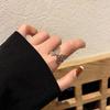 Anillo de Mariposa Exagerado de Personalidad Oscura Viento Frío Dulce Fresco Chica Picante Hip Hop Moderno Irregular Hebilla de Anillo Versátil