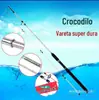Plástico reforçado com fibra de vidro de crocodilo plug sólido Vara Estrada Vara Asiática Vara de Mar Vara de arremesso objeto grande puxão louco haste de âncora vara de pesca atacado