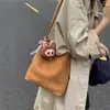 Bolso de Gran Capacidad para Viajes Diarios para Mujer 2025 Nueva Moda Bolso de Hombro/Axila de Gamuza Popular de Moda Bolso Tote Cruzado