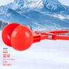 Pinza para nieve niños niños clip de plástico engrosado herramienta para nieve invierno exterior juego en la nieve juguete de nieve clip para bola de nieve