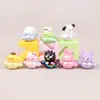 Adornos de Resina Lindos 3D de Dibujos Animados de Avión Sanrio Electrochapados Accesorios DIY Llavero Colgante para Bolso Bolsa Sorpresa Venta al por Mayor
