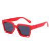 Versión Nueva 2024 de Gafas de Sol Cuadradas Asimétricas Anti-UV de Moda Elegantes Coloridas para Niños