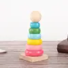Piano de Madera de Ocho Notas para Golpear con la Mano para Bebés y Niños Pequeños, Reloj de Pingüino, Oruga Enrollable con Cuentas Pequeñas, Torre Arcoíris, Juguetes Educativos de Educación Temprana