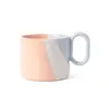 Caneca de cerâmica de cor doce contrastante caneca de café personalizada verão fresco transfronteiriça novo produto atacado estampa LOGOTIPO