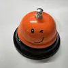 Campainha de atendimento com botão push-button de rosto sorridente multicolorida para recepção de restaurante, auxílio de ensino para entrega de comida, interação de jogos, campainha de aviso para treinamento de animais de estimação
