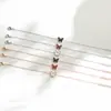 Moda Europeia e Americana Transfronteiriça Mais Vendida Colar de Aço Titânio Borboleta Madrepérola para Mulheres, Único e Exquisito, Luxuoso e Versátil, Corrente de Clavícula de Alta Qualidade