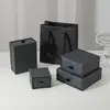 Caja de Joyería Extraíble Gris para Pulseras, Anillos, Pendientes, Collares Caja de Empaque Papel Especial Cajón Caja de Regalo Se Puede Imprimir LOGOTIPO