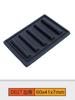 Almohadillas de Plástico PVC, Antideslizantes, Almohadillas Inferiores de Equipaje de 5 Barras, Almohadillas Inferiores de Maleta, Accesorios Inferiores de Barra de Goma Suave para Mochila