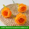 Flores Artificiales Flor Naranja Materiales Boda Salón de Bodas Decoración del Hogar Rosas Artificiales Flores Falsas Flores de Plástico Venta al por Mayor