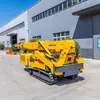 Guindaste aranha de 8 toneladas, direto do fabricante. Disponível em modelos de 2/3/5/8 toneladas. Guindaste aranha de esteira com estabilizadores hidráulicos para uso em inclinações, com rotação de 360 graus OK