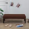 Funda para Silla de Comedor de Casa de Color Sólido Transfronteriza Elástica Impermeable Recubierta Jacquard Funda para Banco Juego Combinado de Fundas para Sillas 5 Piezas