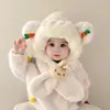 Gorros para Bebé para Otoño e Invierno, Bufandas Unisex para Bebé, Gorros y Calentadores de Cuello para Niños, Gorros Integrados para Bebé para Calidez en Otoño e Invierno