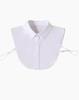 Camisa Cuello Falso Cuello de Mujer Combinable Cuello Falso Cuello de Camisa Poliéster Algodón Decorativo Cuello Vertical Cuello Puntiagudo Accesorios de Cuello Falso Transfronterizo