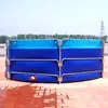 Material de PVC de suporte redondo de tubo galvanizado com suporte de criação de lagoa dobrável para piscina móvel pode ser definida