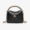 Bolso Nuevo para Mujer 2025, Estilo Pequeño Fragante, Cadena de Nicho de Alta Gama, Bolso Cruzado Versátil y Exquisito Tipo Lonchera, Bolso de Mano Pequeño
