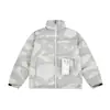 Versión Alta Transfronteriza de la Versión Norteamericana 1996 Chaqueta de Algodón Bordada Estilo Pareja Engrosada Cálida Casual Moda Chaqueta Clásica