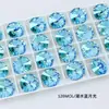 Dongzhou Crystal Flash Redondo Satélite Diamante Joyería Accesorios Pulsera Fondo Puntiagudo Color Diamante Vidrio Recubierto Diamante Venta al por Mayor