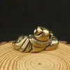 Adornos de Cerdo Rico de Latón Adornos del Zodiaco Cerdo Adornos de Cobre Modelo de Cerdo Manualidades Decoraciones de Escritorio